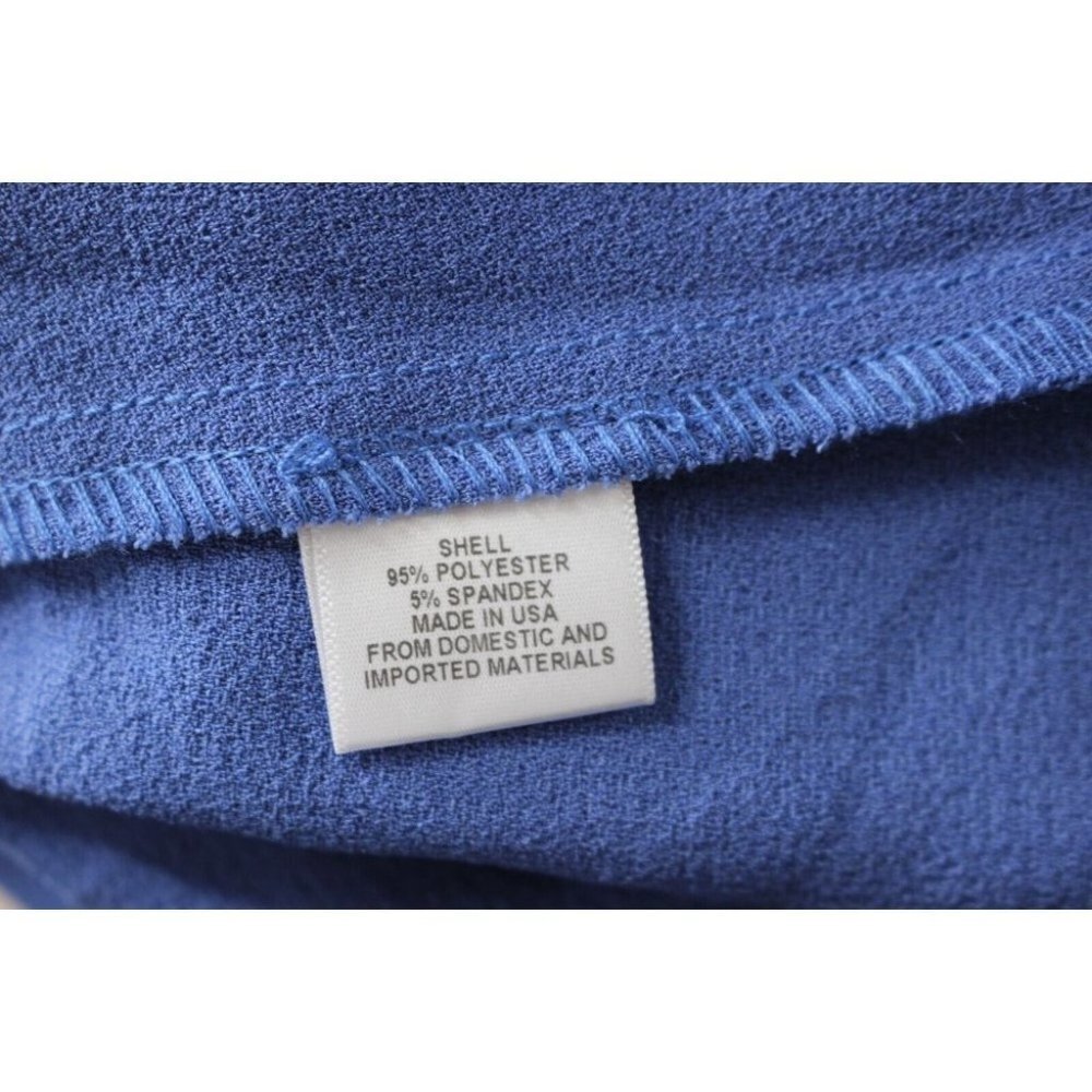Charles Henry Nordstrom Blue Crepe Sleeveless A-Line Dress Size M - Picture 6 of 6